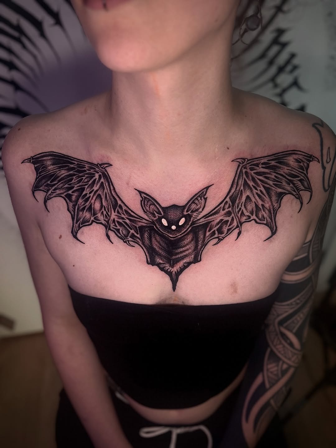 Tattoo by @pikashi_tattoos — blackwork, dark_realism
