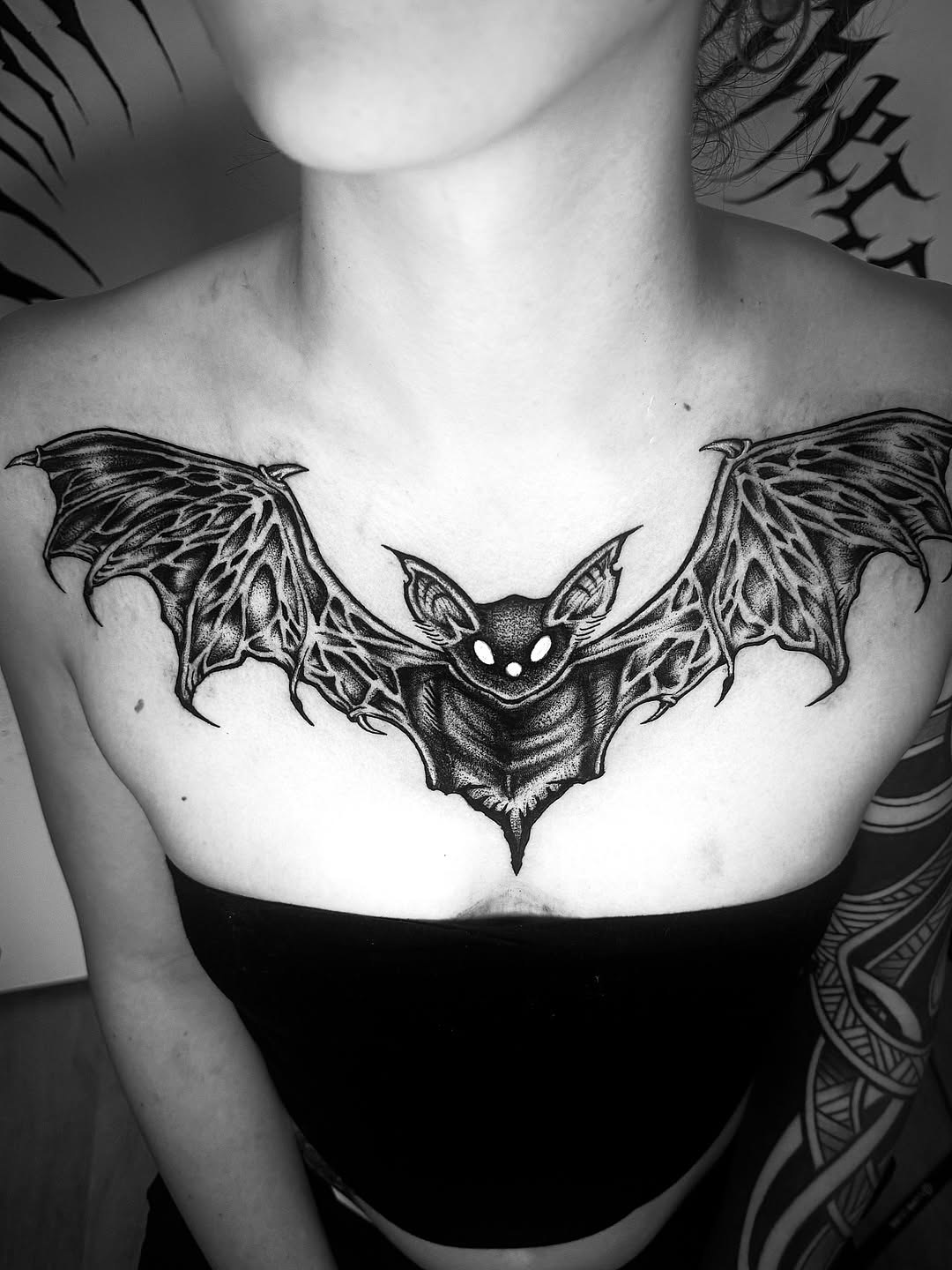 Tattoo by @pikashi_tattoos — black_and_grey, dotwork
