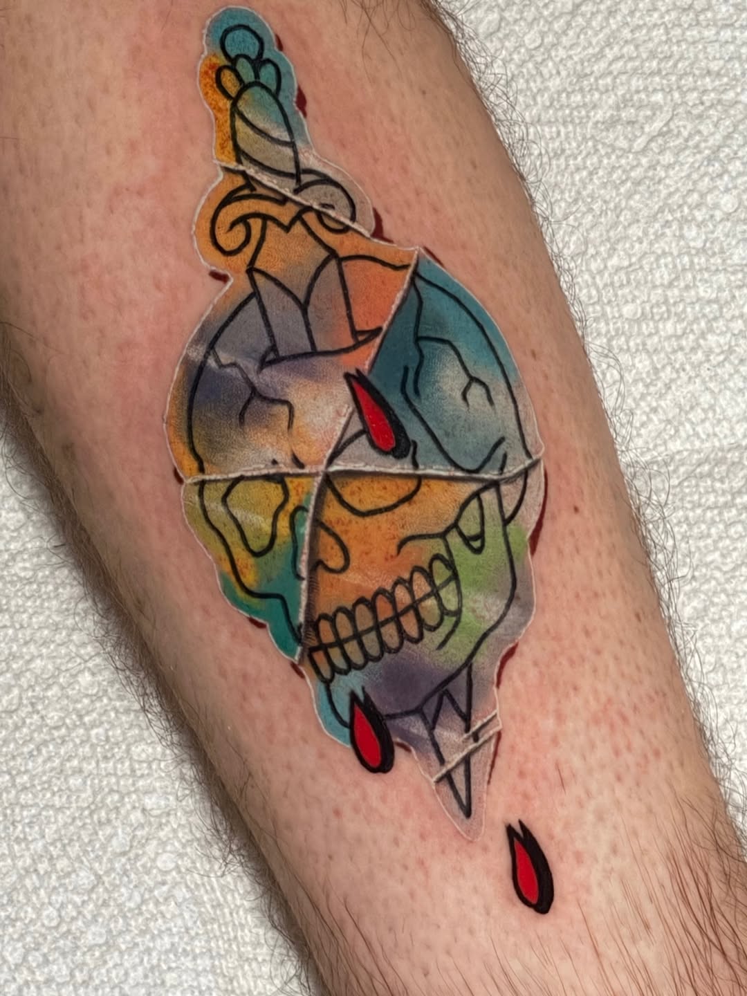 Tattoo by @exzavior__ — american_traditional, neo_traditional
