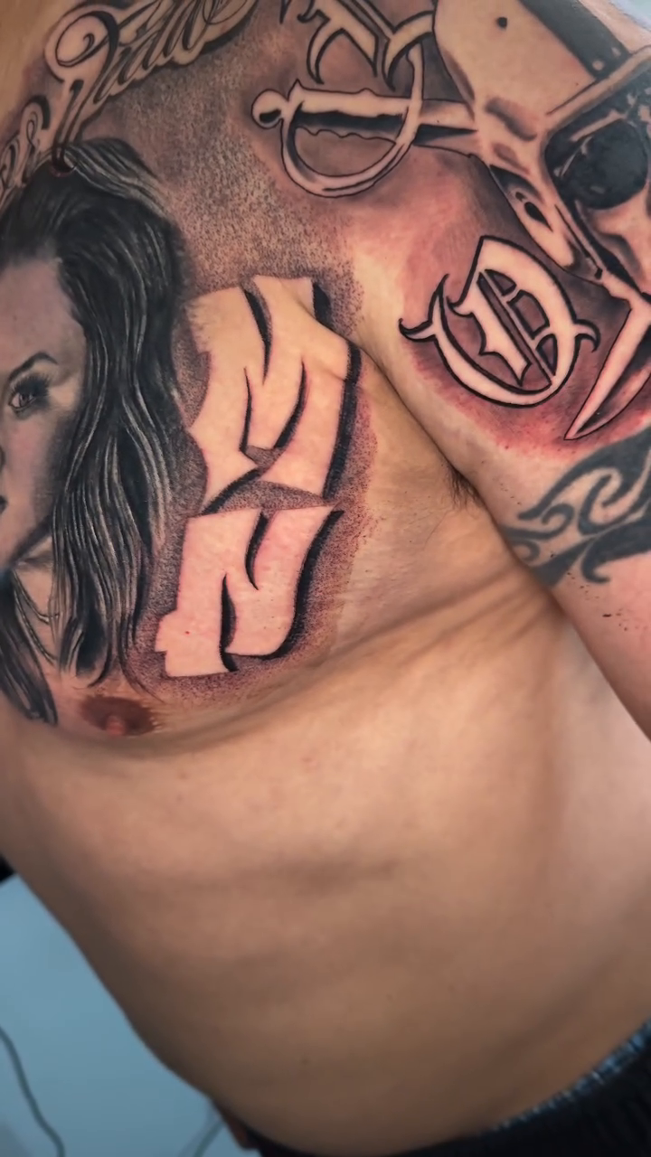 Tattoo by @og_stitch626 — lettering_script, black_and_grey
