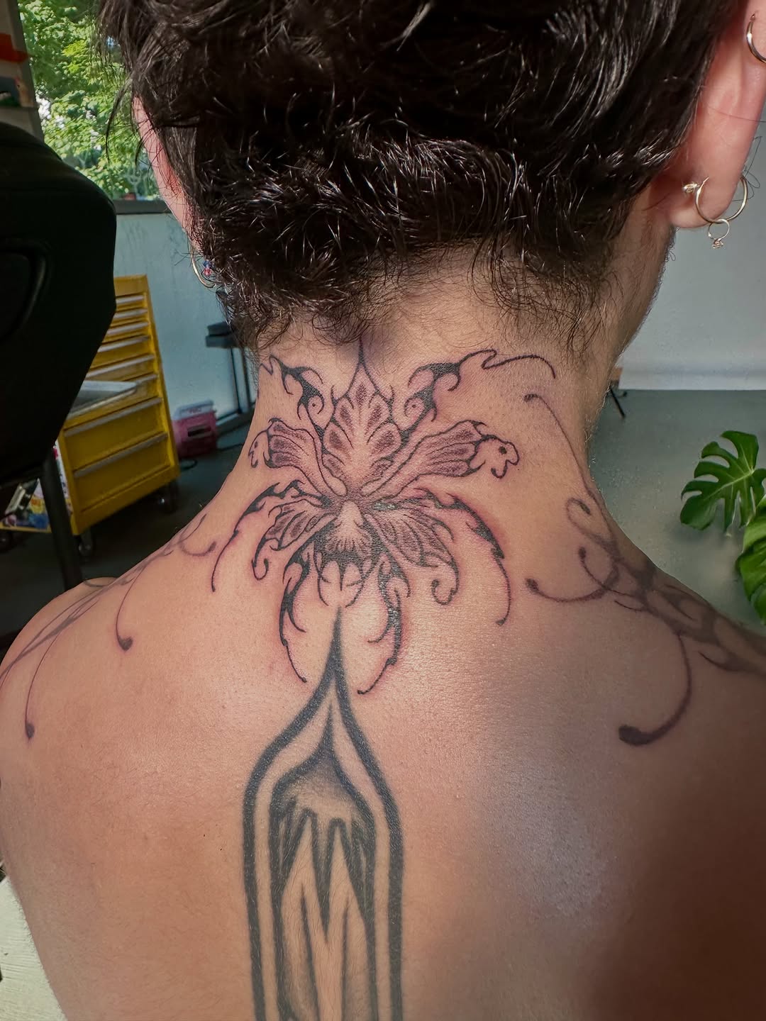 Tattoo by @ooey.gooey.tattooey — black_and_grey, ornamental