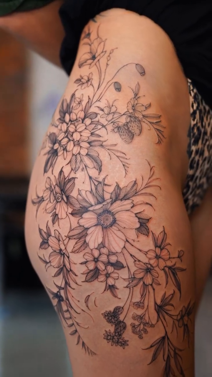 Tattoo by @babichtattoo — fine_line, black_and_grey