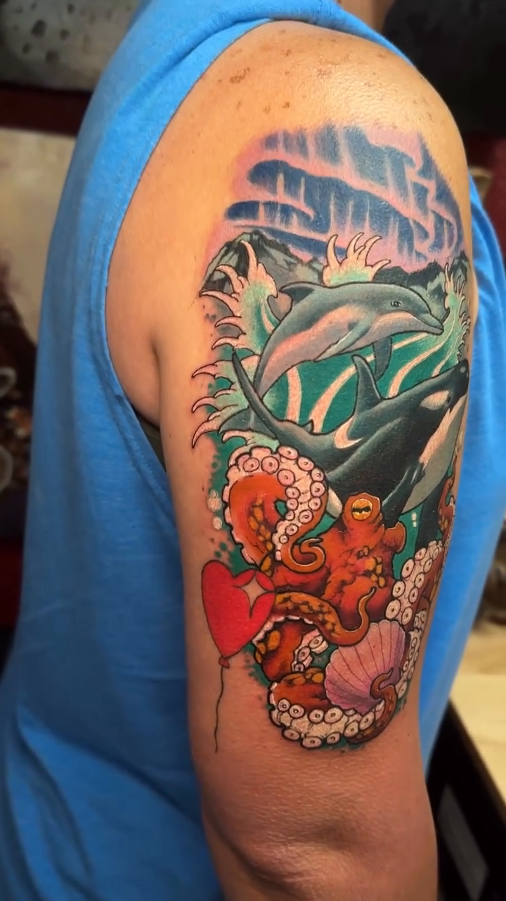 Tattoo by @thomasvette — realism, japanese_irezumi