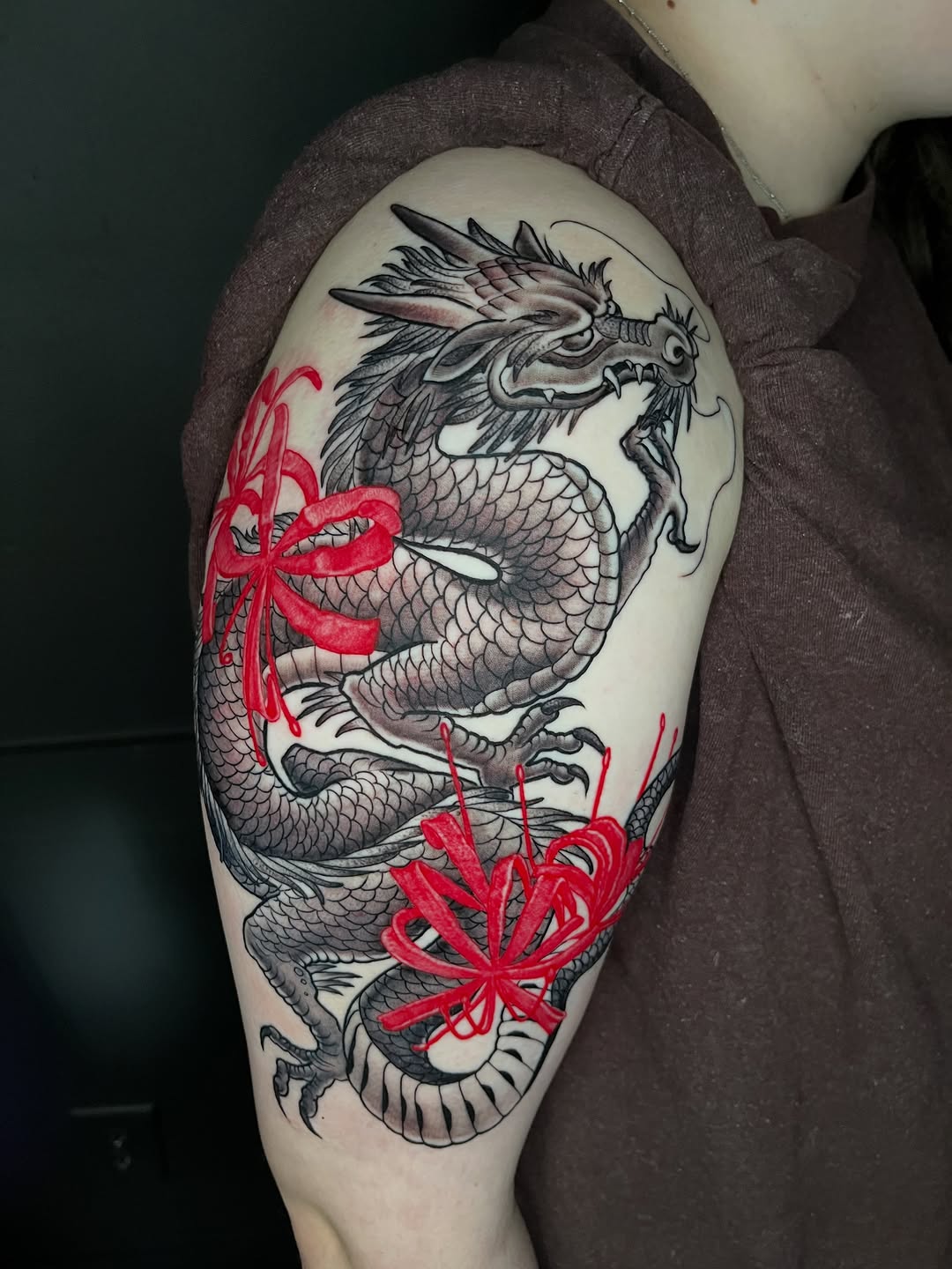 Tattoo by @kelvin_joet — japanese_irezumi, black_and_grey