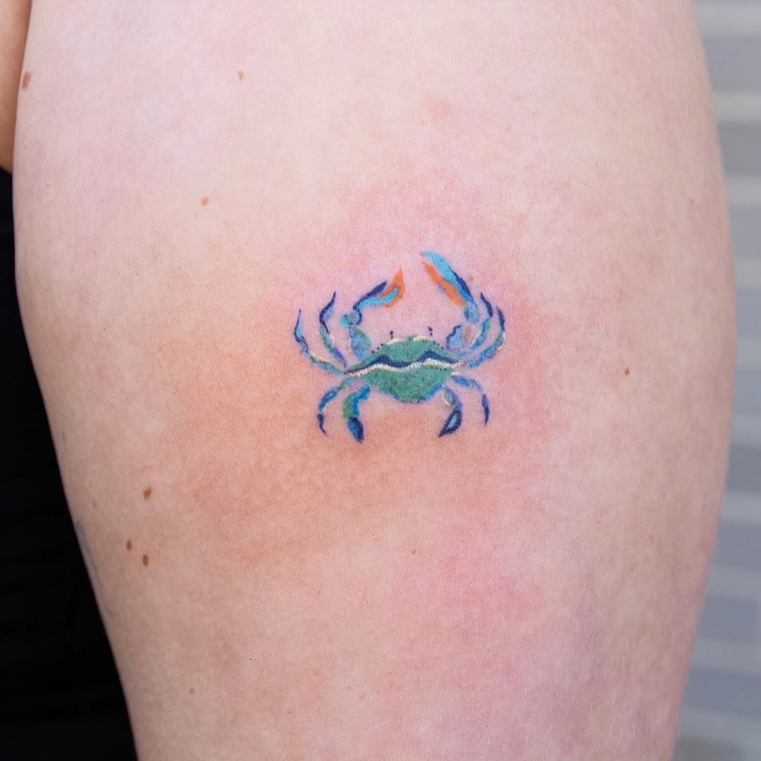 Tattoo by @mopxistudio — fine_line, watercolor