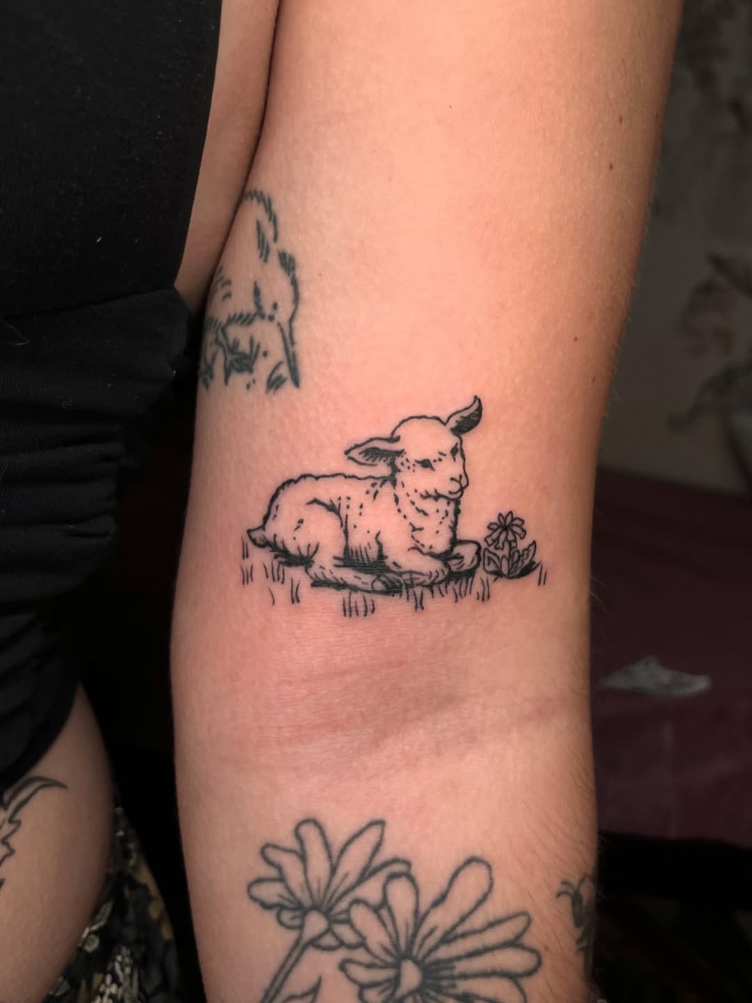 Tattoo by @rat_tattooille — illustrative, black_and_grey
