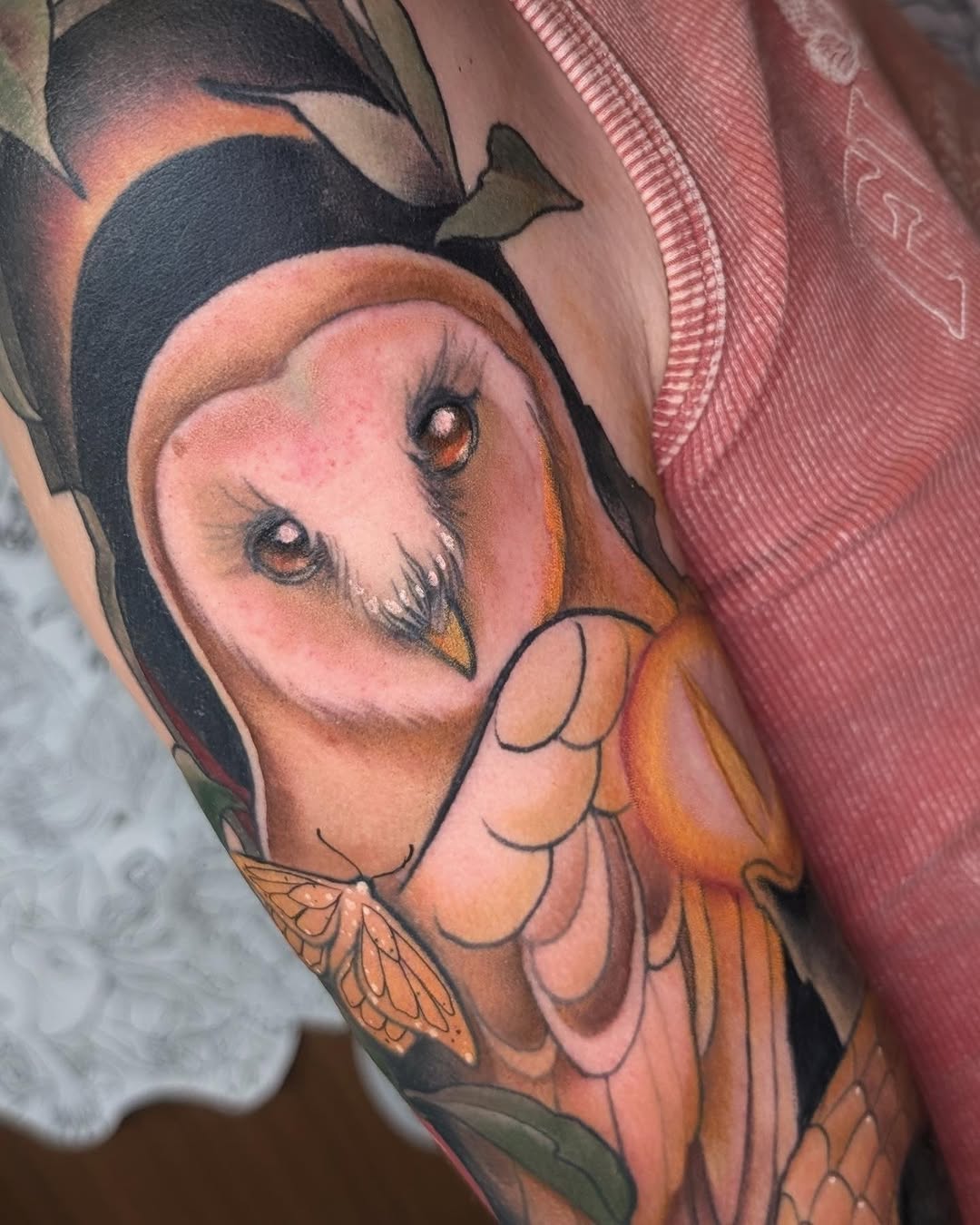 Tattoo by @jainagoldtattoos — realism, black_and_grey