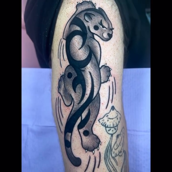 Tattoo by @tatzbymegz β neo_traditional, black_and_grey