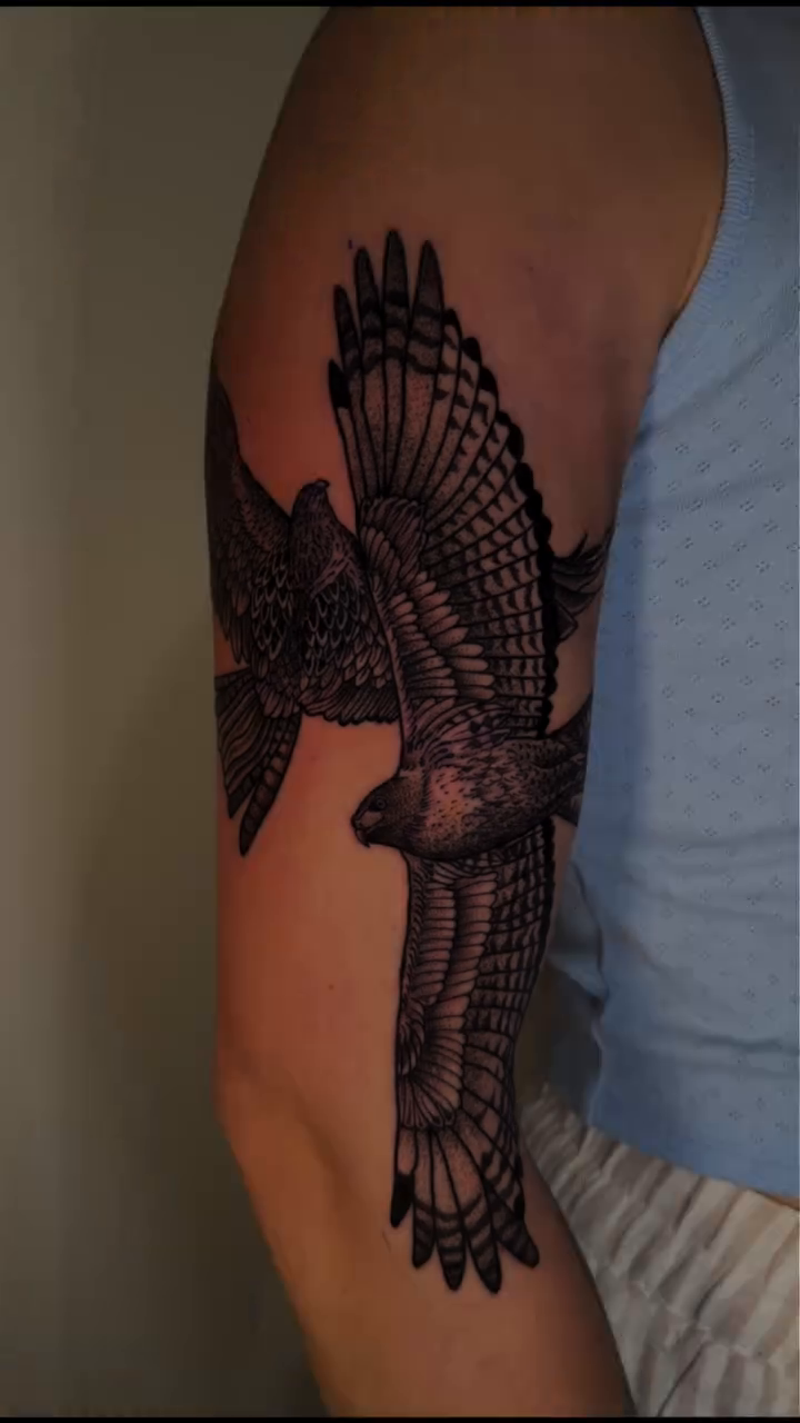 Tattoo by @katepenntattoos — realism, black_and_grey