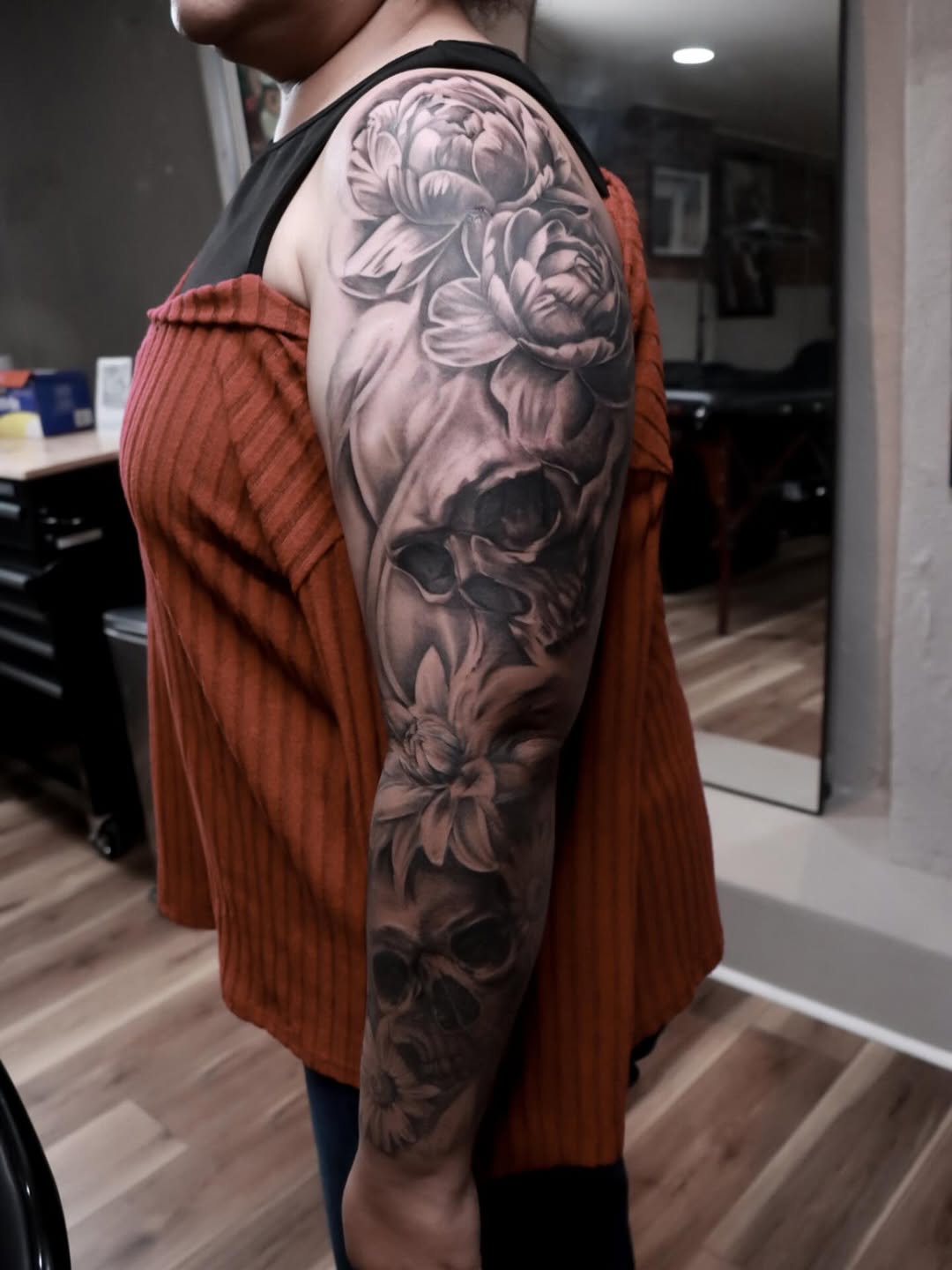 Tattoo by @alex_suarez303 — realism, black_and_grey