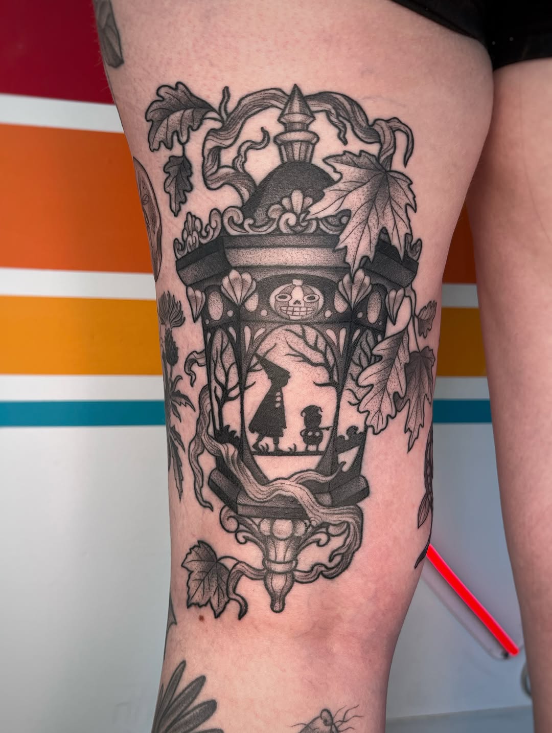 Tattoo by @emidoesart — illustrative, black_and_grey
