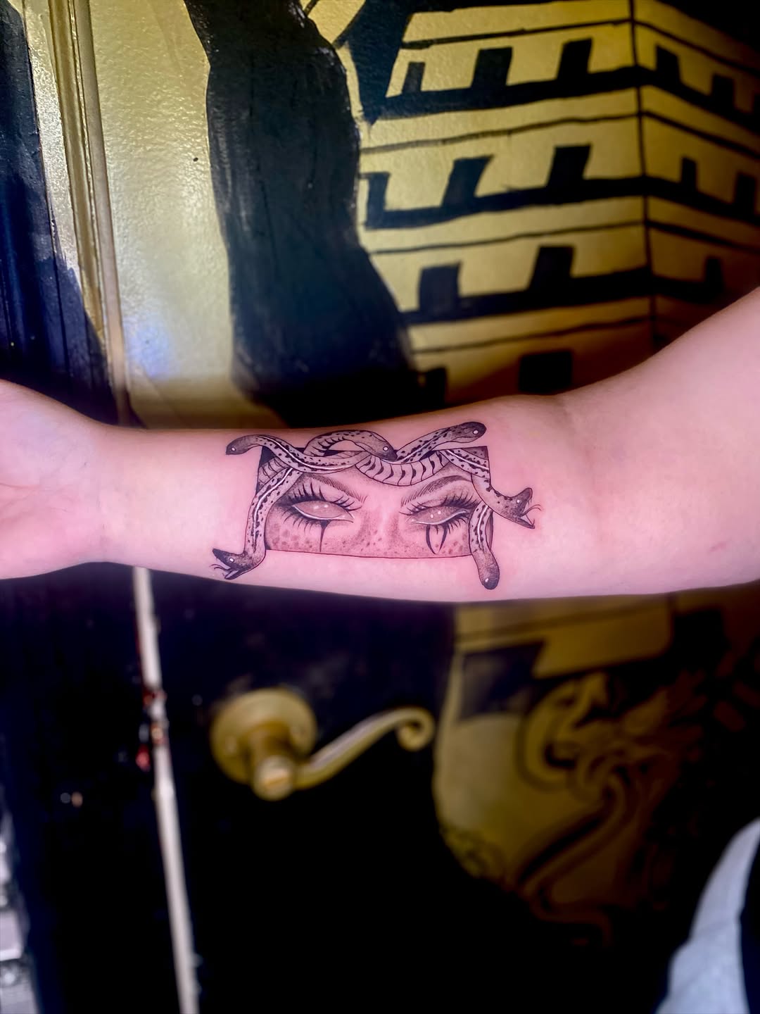 Tattoo by @inkxirv — realism, black_and_grey