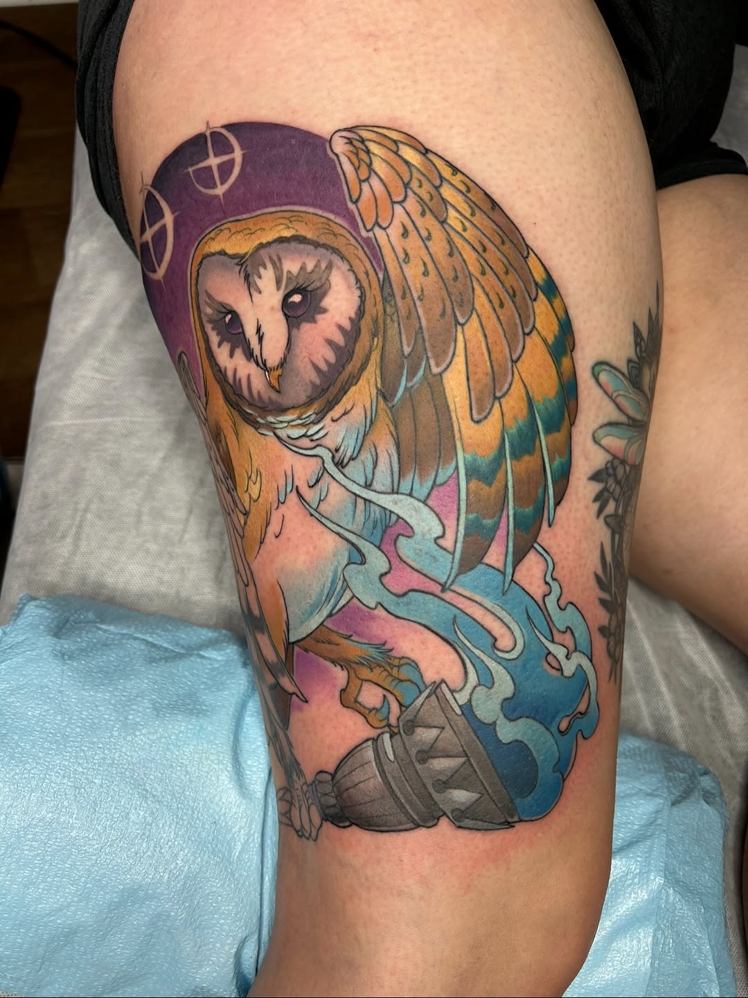 Tattoo by @little.bee.stings — neo_traditional, realism
