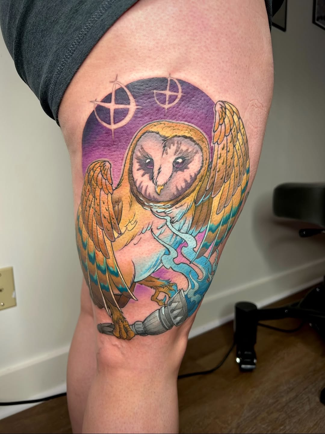 Tattoo by @little.bee.stings — neo_traditional, realism