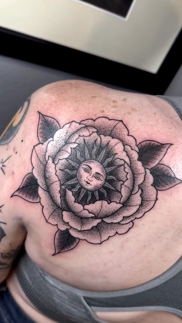 Tattoo by @erikalukaart — black_and_grey, realism