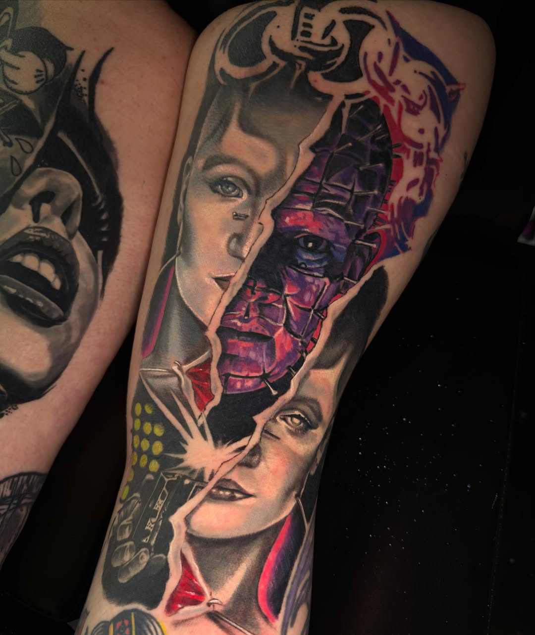 Tattoo by @s13.ink — realism, trash_polka