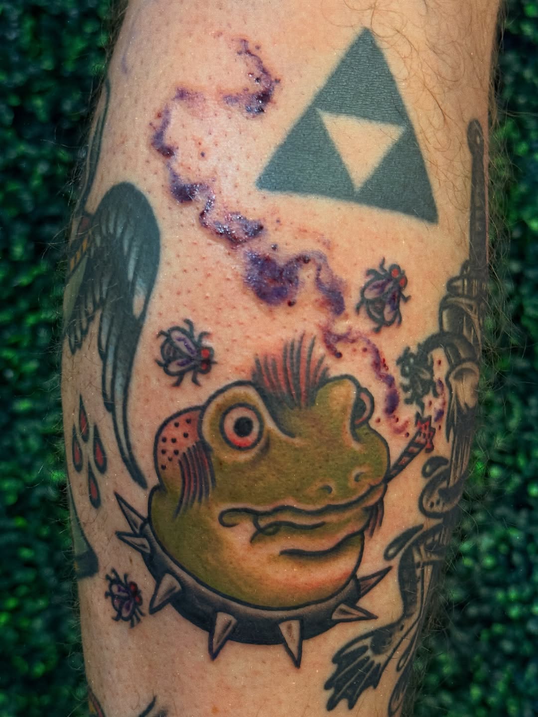 Tattoo by @merciless.moss — new_school, black_and_grey