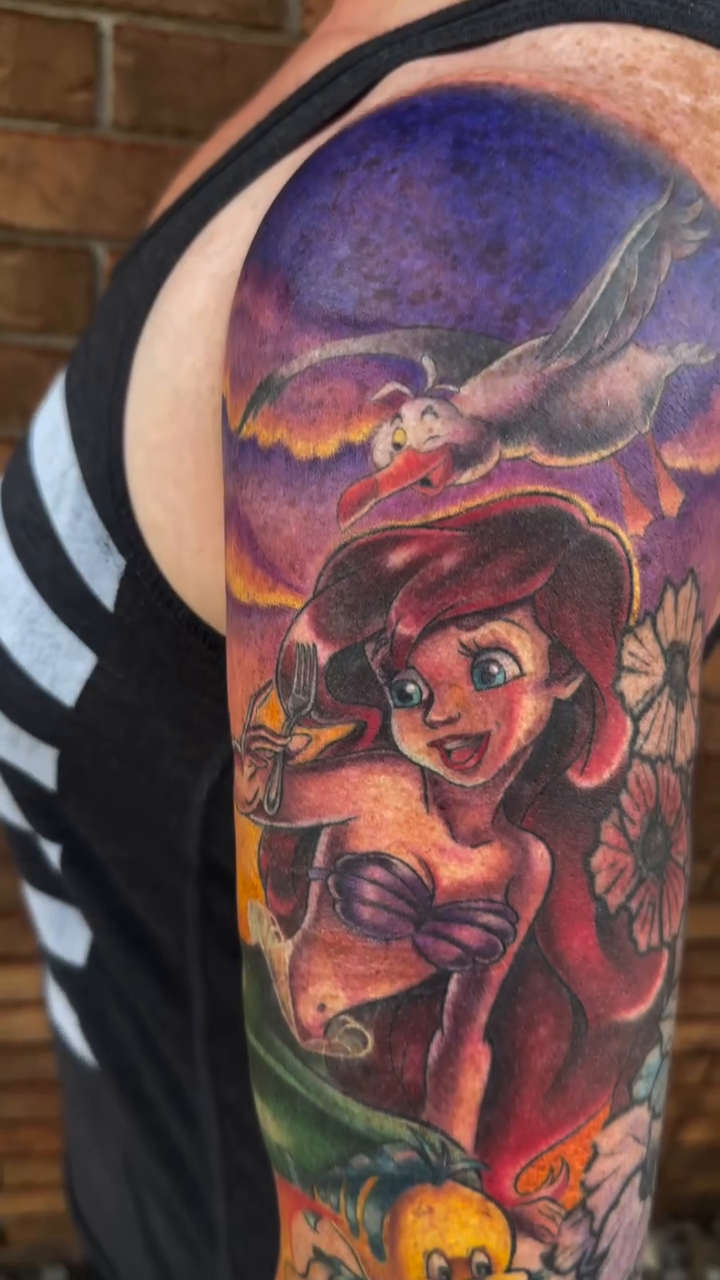 Tattoo by @sweetti.tattoo β realism, anime