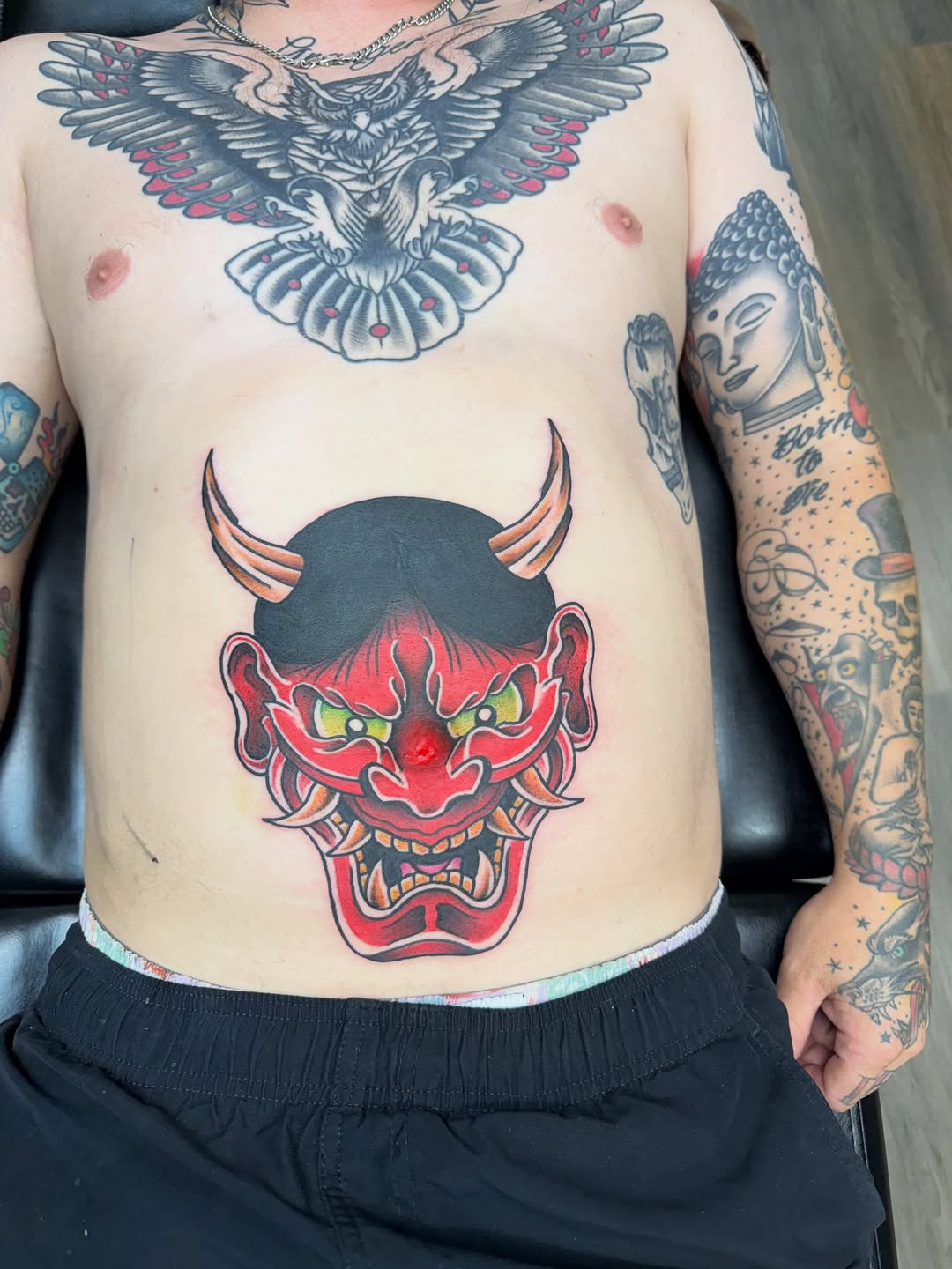 Tattoo by @camenglandtattoos — american_traditional, japanese_irezumi