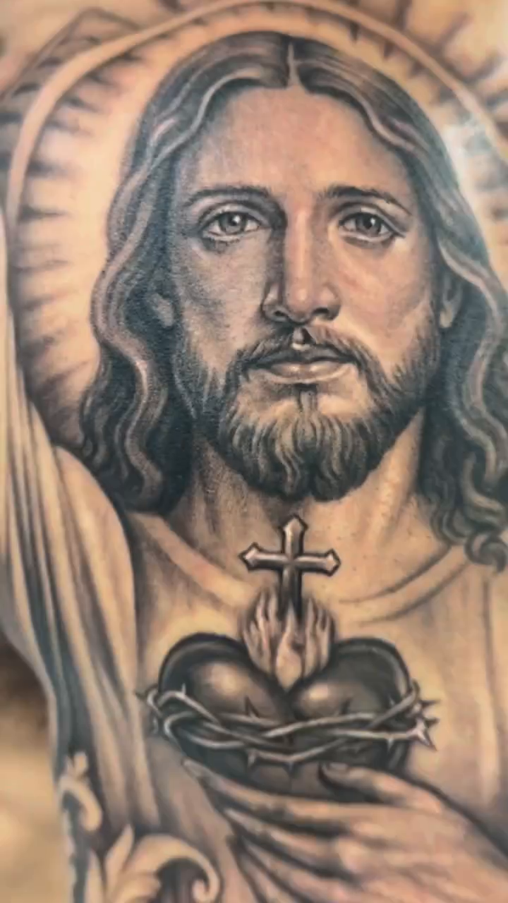 Tattoo by @rtk_tats — realism, black_and_grey
