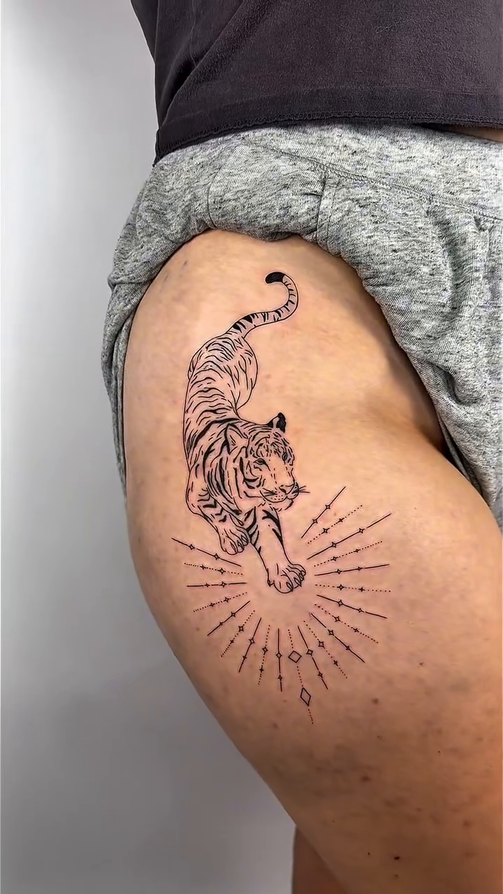 Tattoo by @ashh.tatts — fine_line, black_and_grey