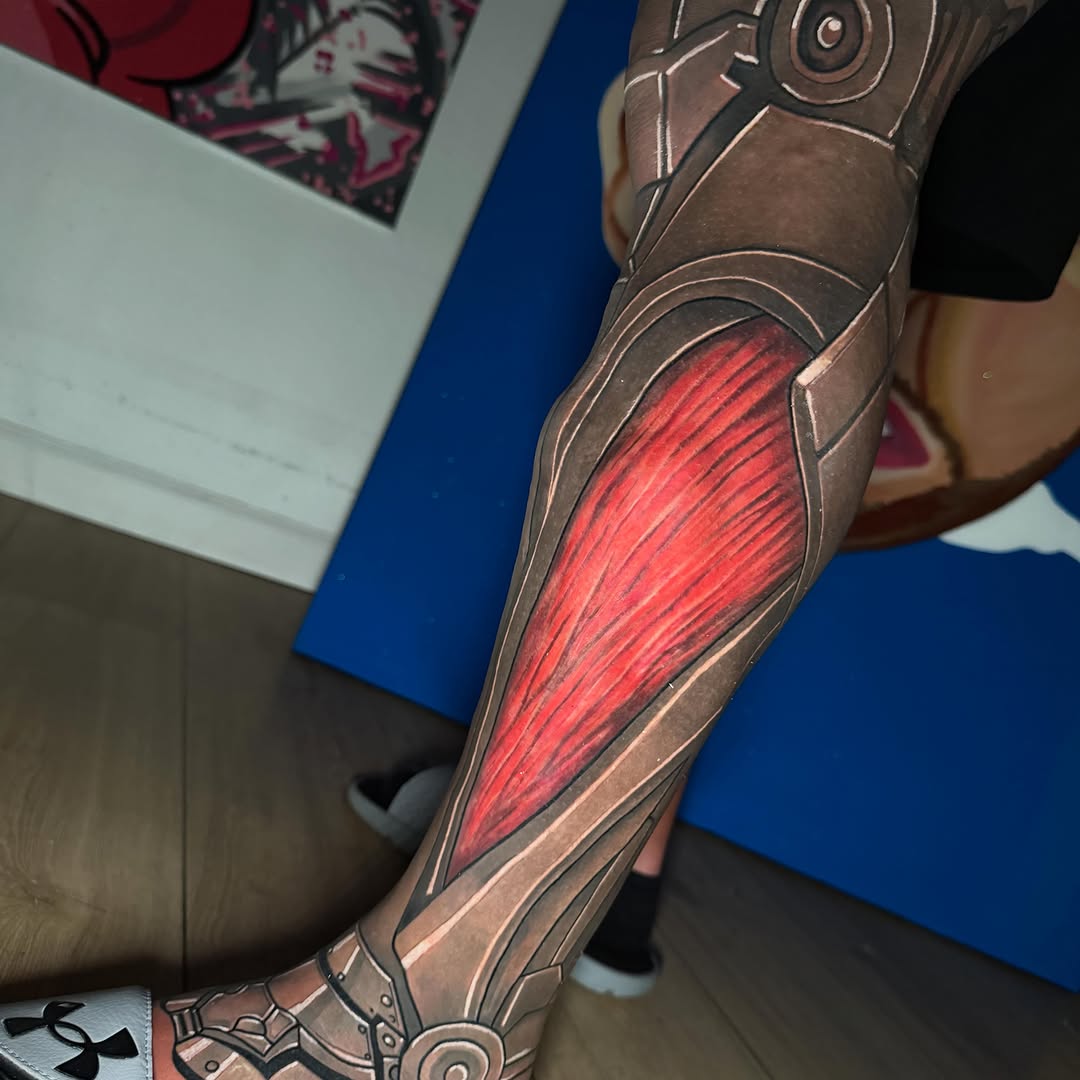 Tattoo by @spin_ink — realism, black_and_grey