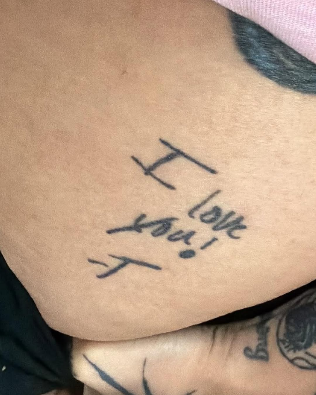 Tattoo by @kelsey_harvell14 — lettering_script, fine_line