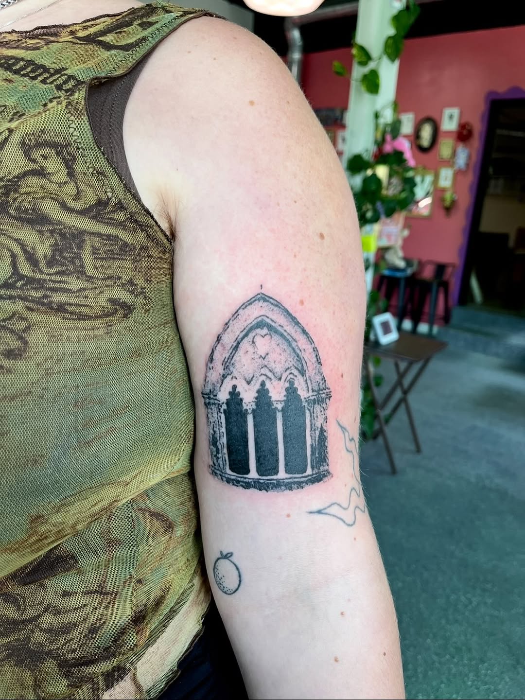 Tattoo by @inkedcherub — blackwork, illustrative