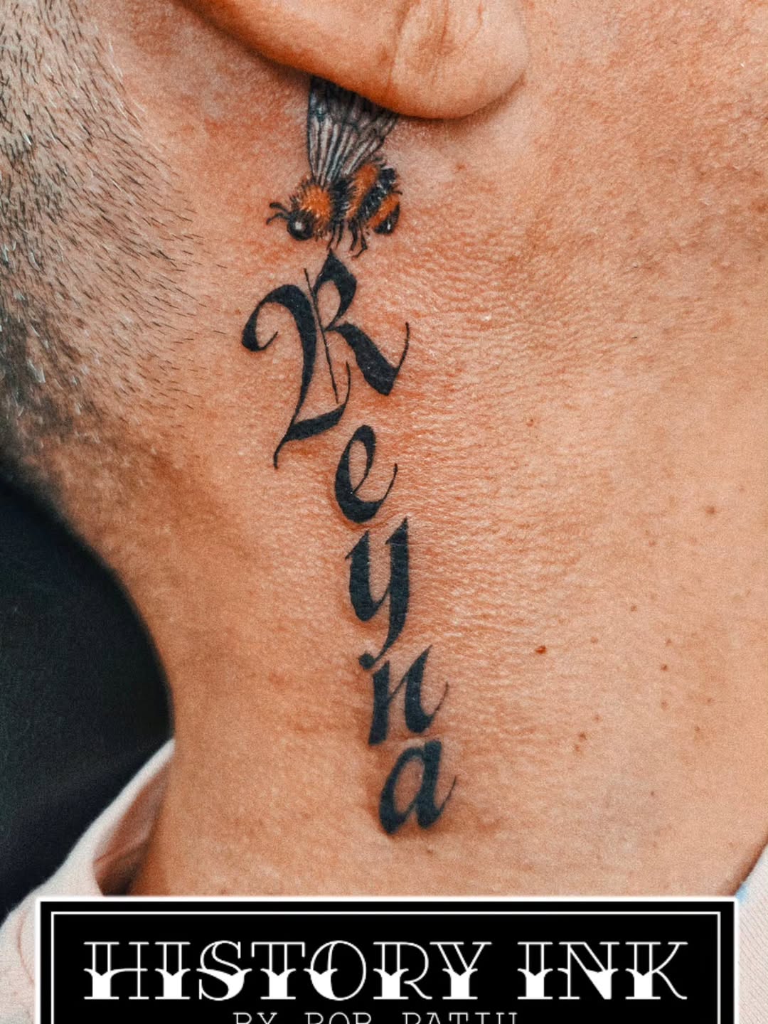 Tattoo by @robby_patiu — lettering_script, fine_line