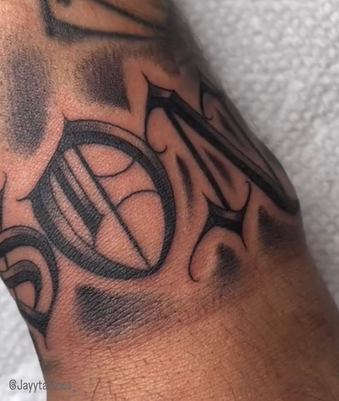 Tattoo by @jayytattoos_ — lettering_script, chicano