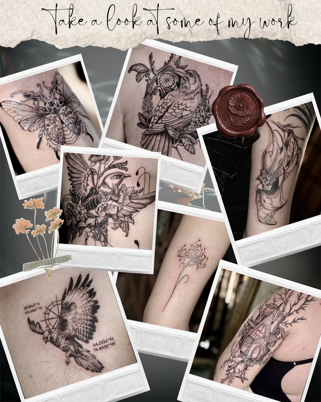 Tattoo by @velvet.briar — realism, black_and_grey