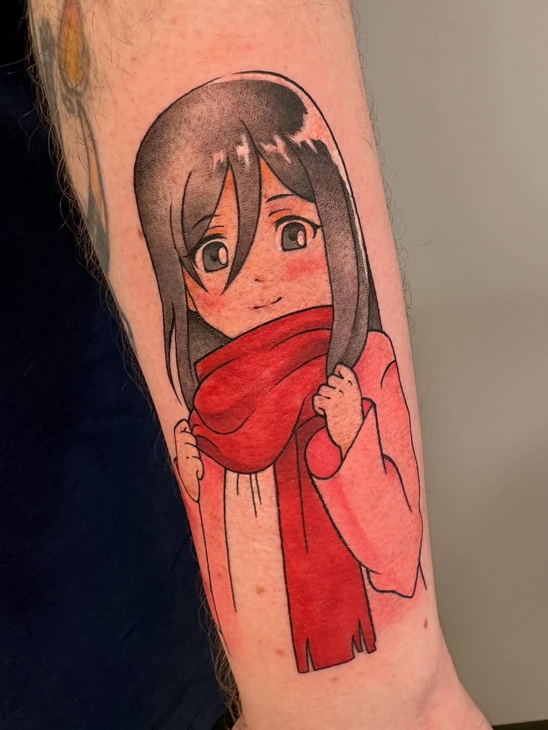 Tattoo by @shrimpfran — anime