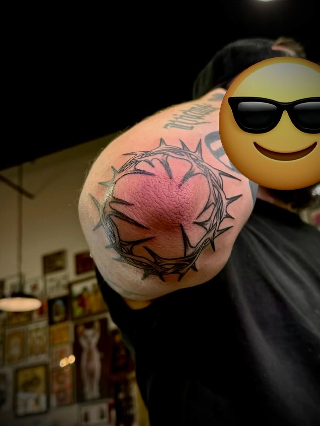 Tattoo by @pokeyvixen — blackwork