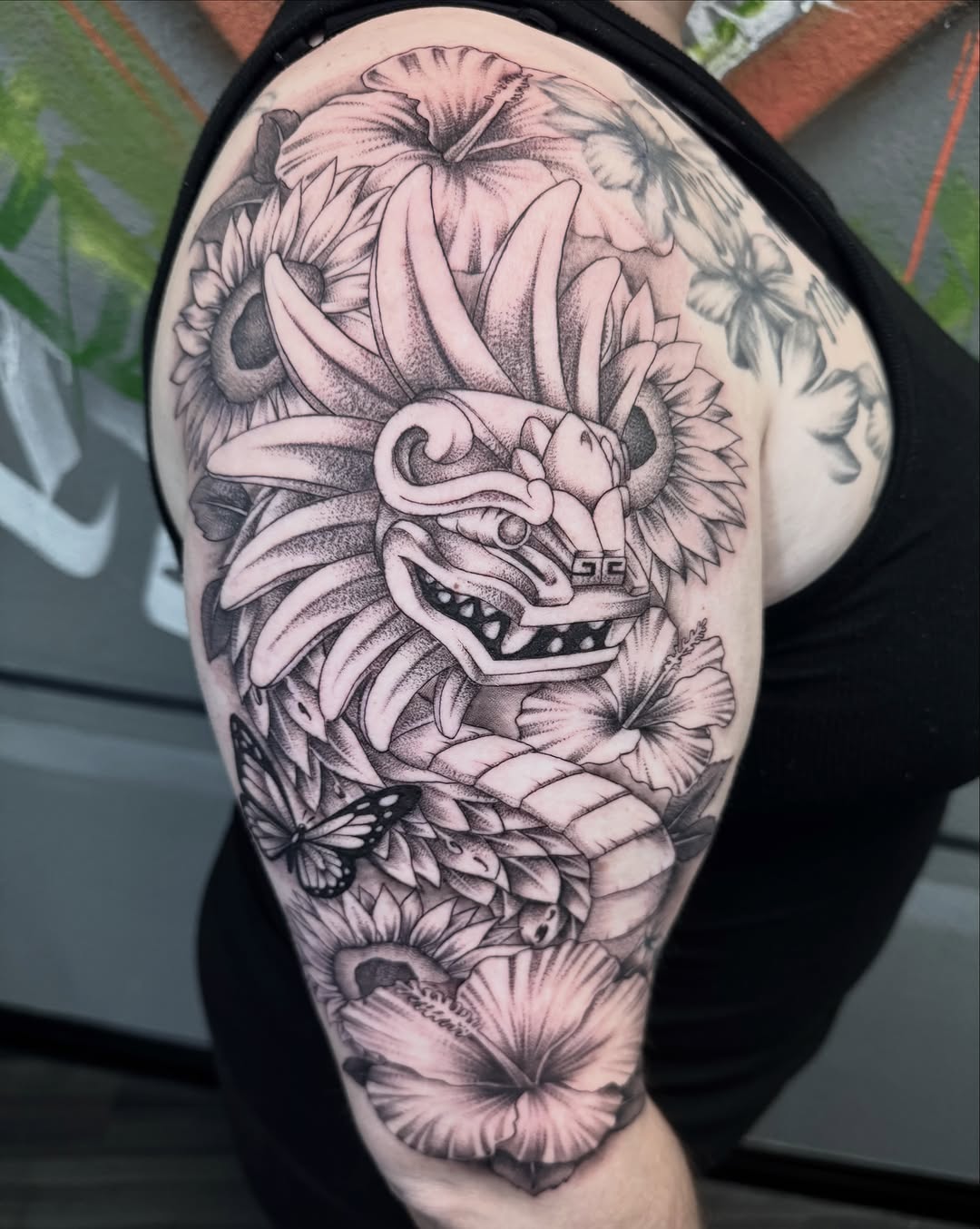 Tattoo by @jesstattooz — black_and_grey, realism