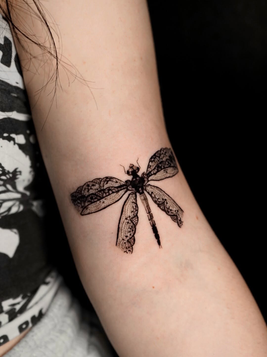 Tattoo by @anissatattoos — fine_line, black_and_grey