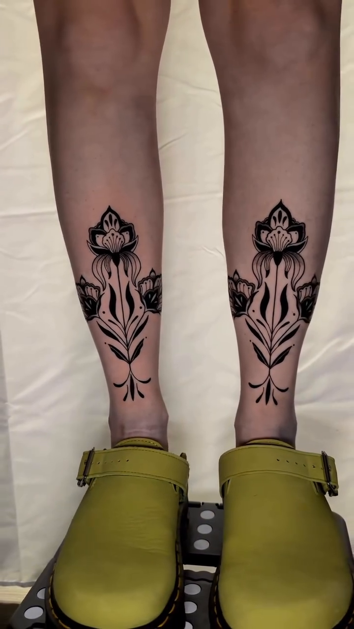 Tattoo by @inagaki.ink — blackwork, geometric