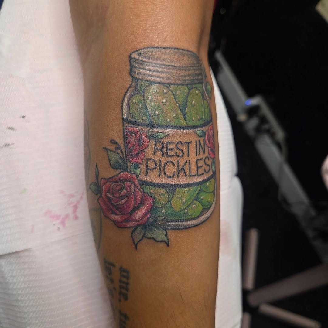Tattoo by @you_aint_seen_muffins_yet β new_school, lettering_script