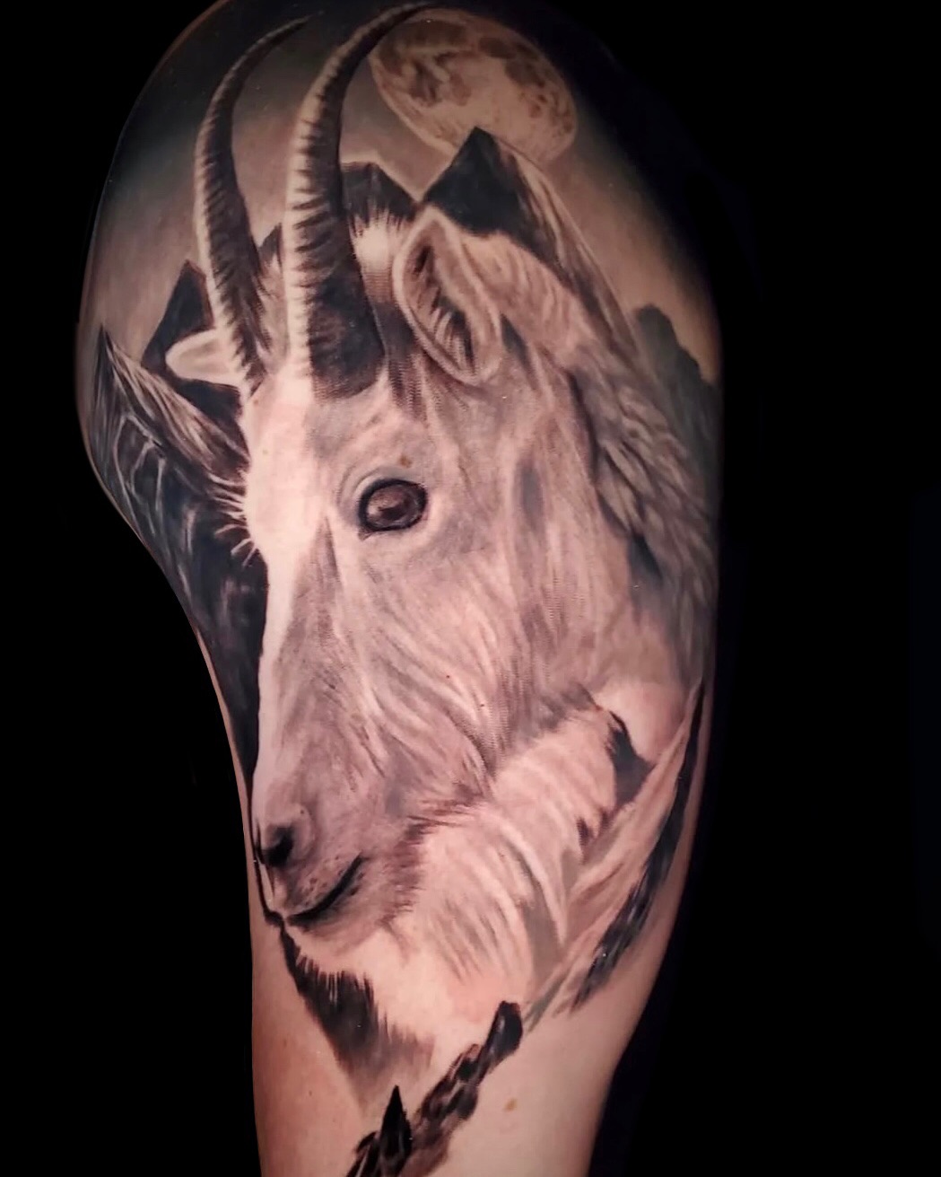 Tattoo by @mandrewtattoo — realism, black_and_grey