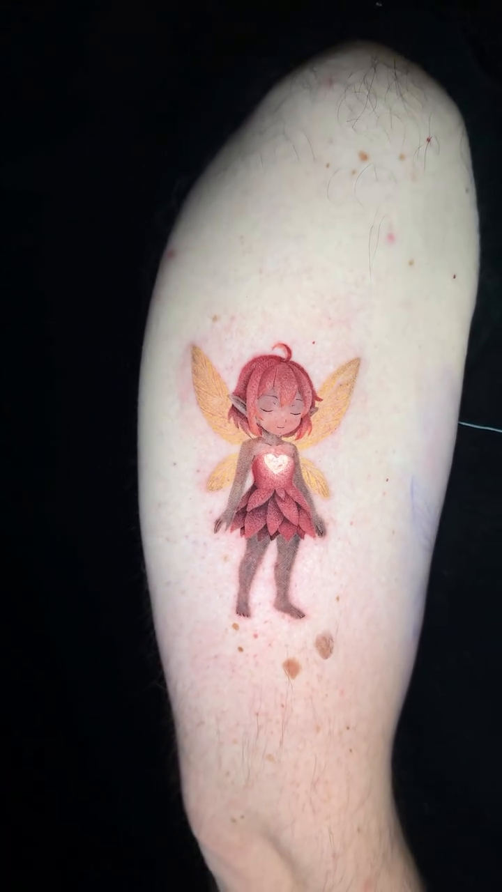 Tattoo by @kris_tattooart — anime