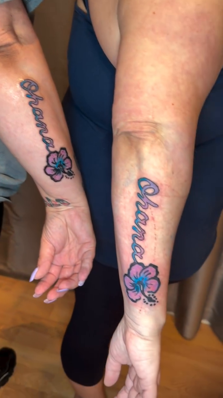 Tattoo by @tit_4_tatz — lettering_script, fine_line