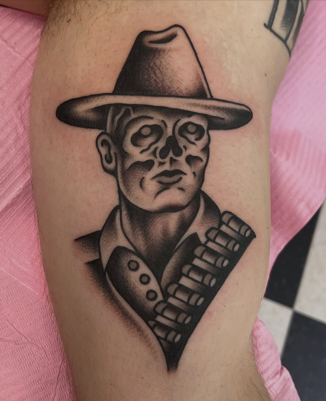 Tattoo by @kgibsontattoos — american_traditional, black_and_grey