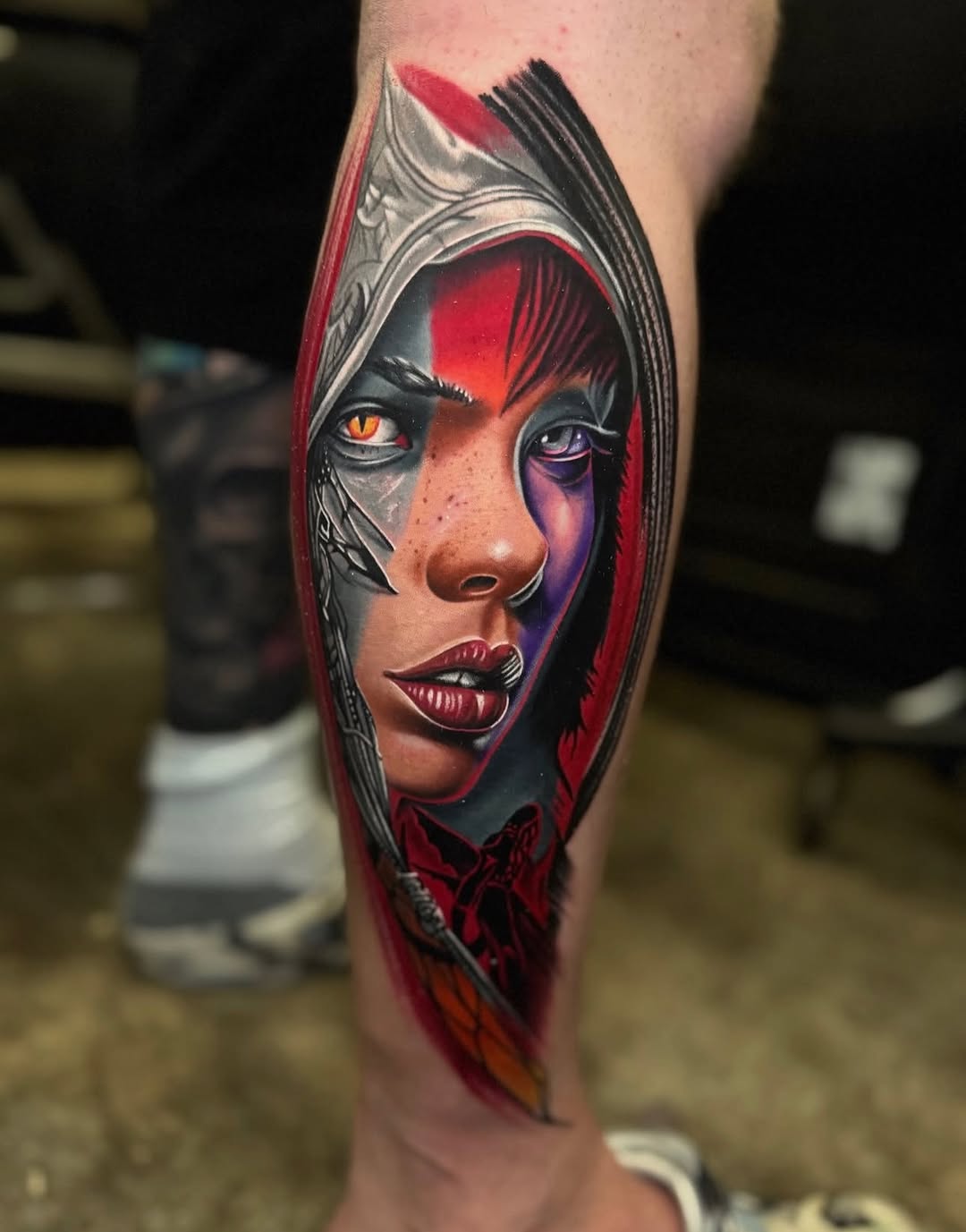 Tattoo by @gallant_tattoos — realism, dark_realism