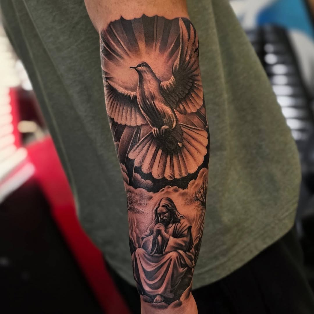 Tattoo by @mariio_iinks — realism, black_and_grey