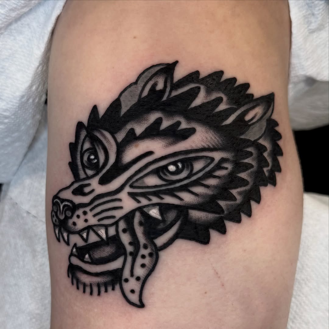 Tattoo by @frankie.ftw — american_traditional, black_and_grey