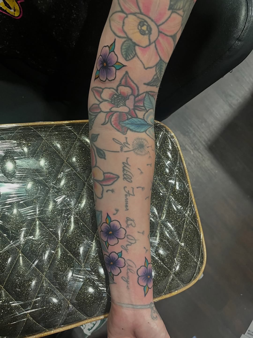 Tattoo by @diamonddavetats — fine_line, lettering_script