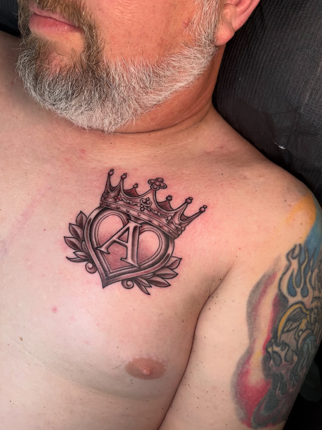 Tattoo by @mariothetattooer — black_and_grey, lettering_script