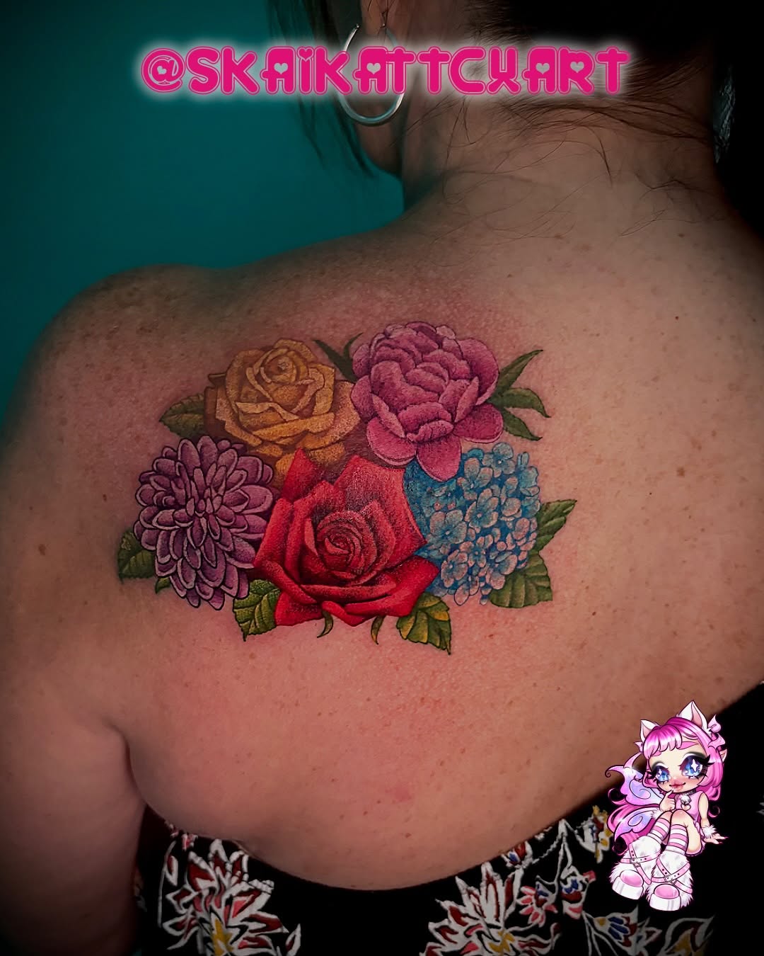 Tattoo by @skaikattcxart — realism, fine_line
