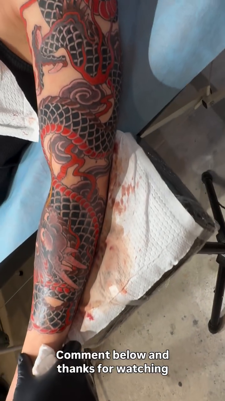 Tattoo by @mkamtattoo — japanese_irezumi, black_and_grey