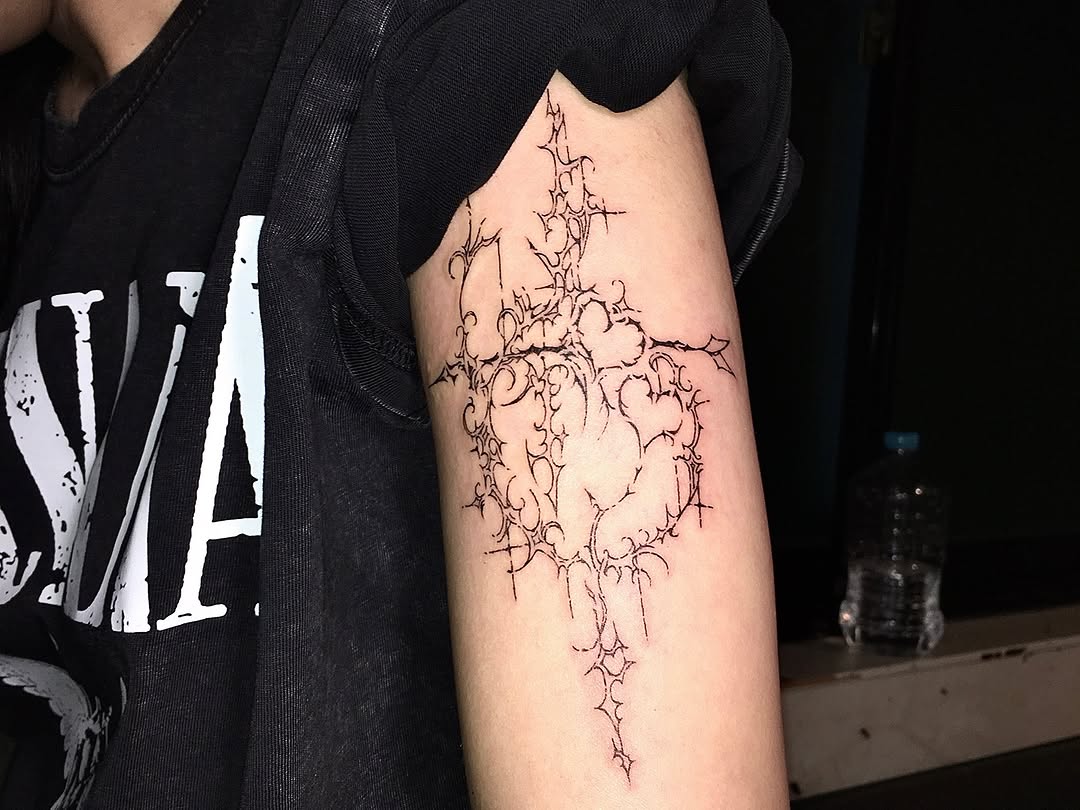 Tattoo by @nekult_tt — fine_line, ornamental