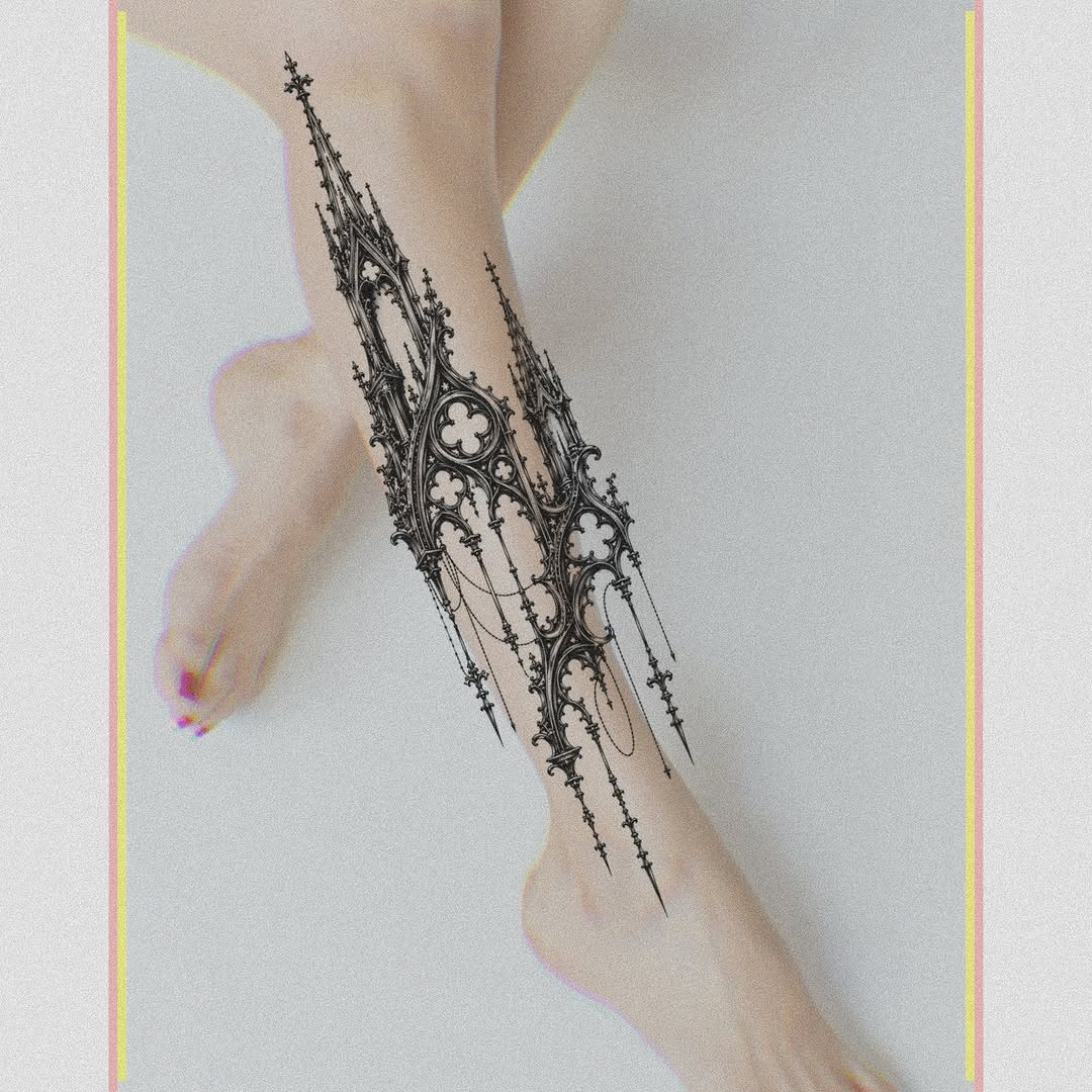 Tattoo by @entity.ttt — blackwork, ornamental